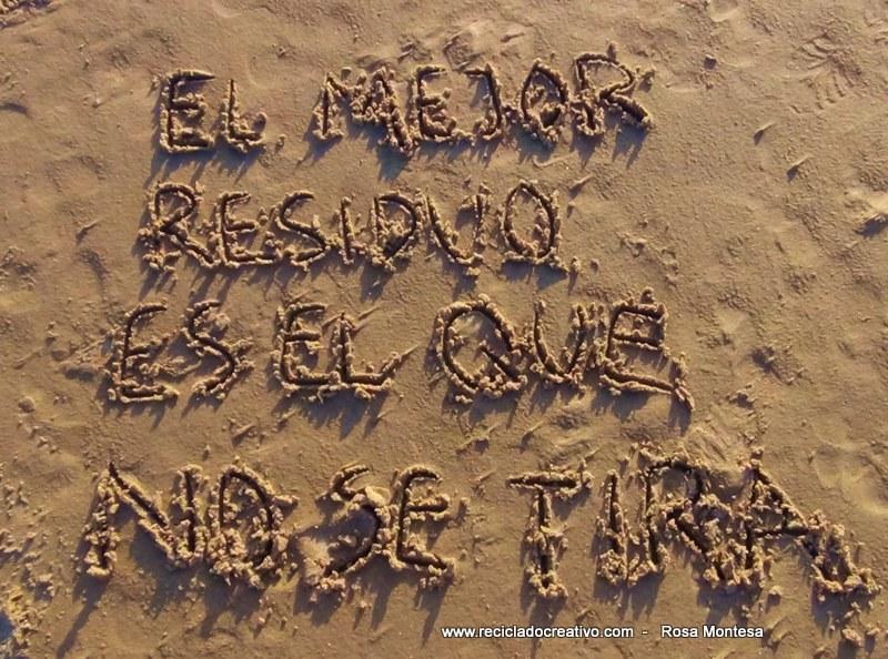 El mejor residuo es el que no se tira. Frases de Reciclado Creativo