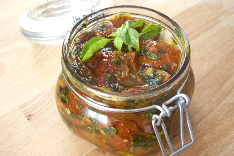Receta Tomates Secos en aceite