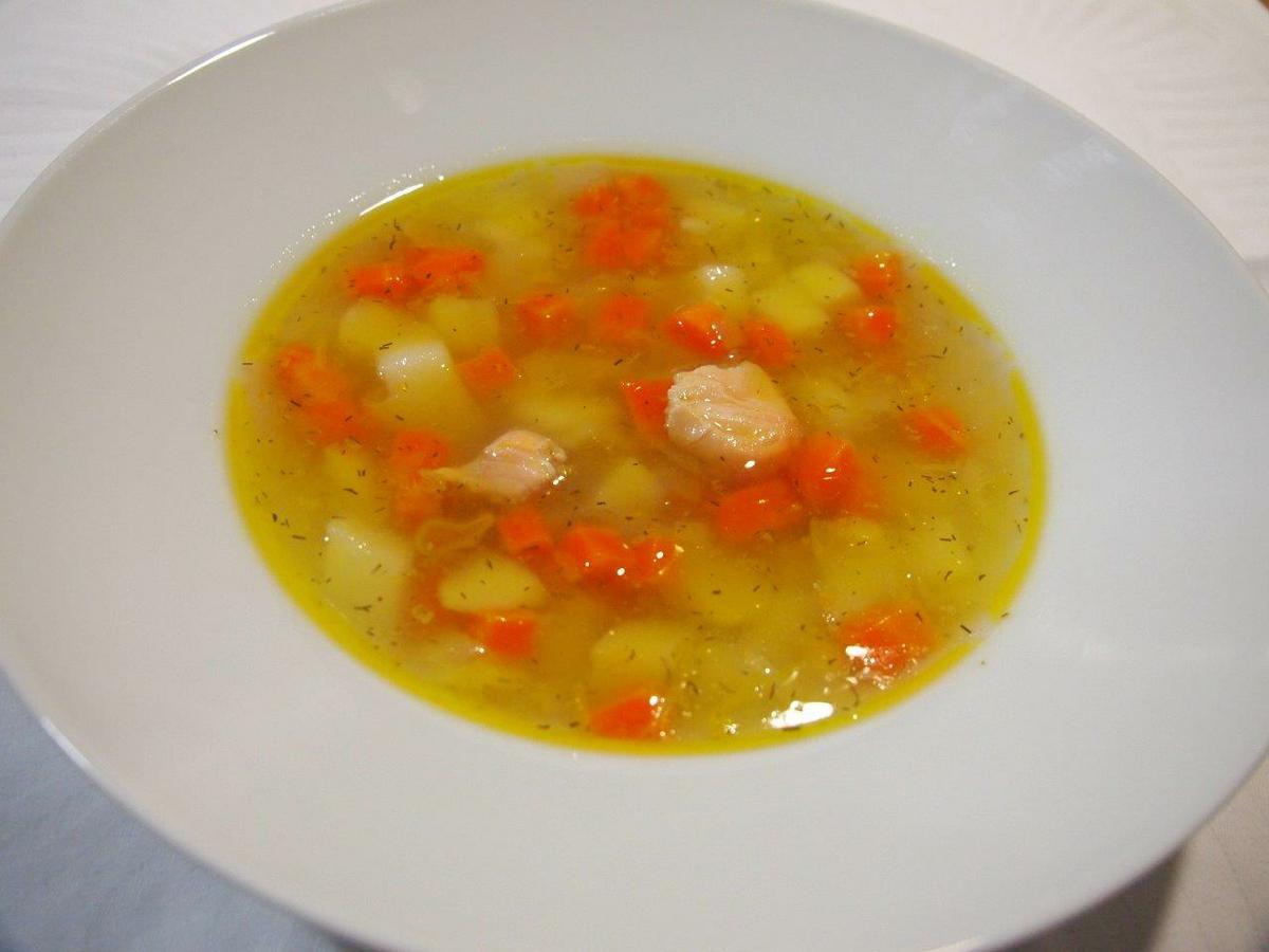 Sopa salmón