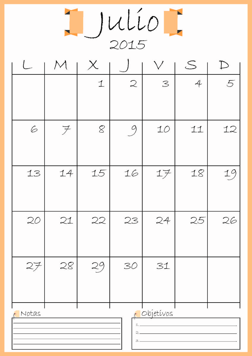 calendario julio addarq