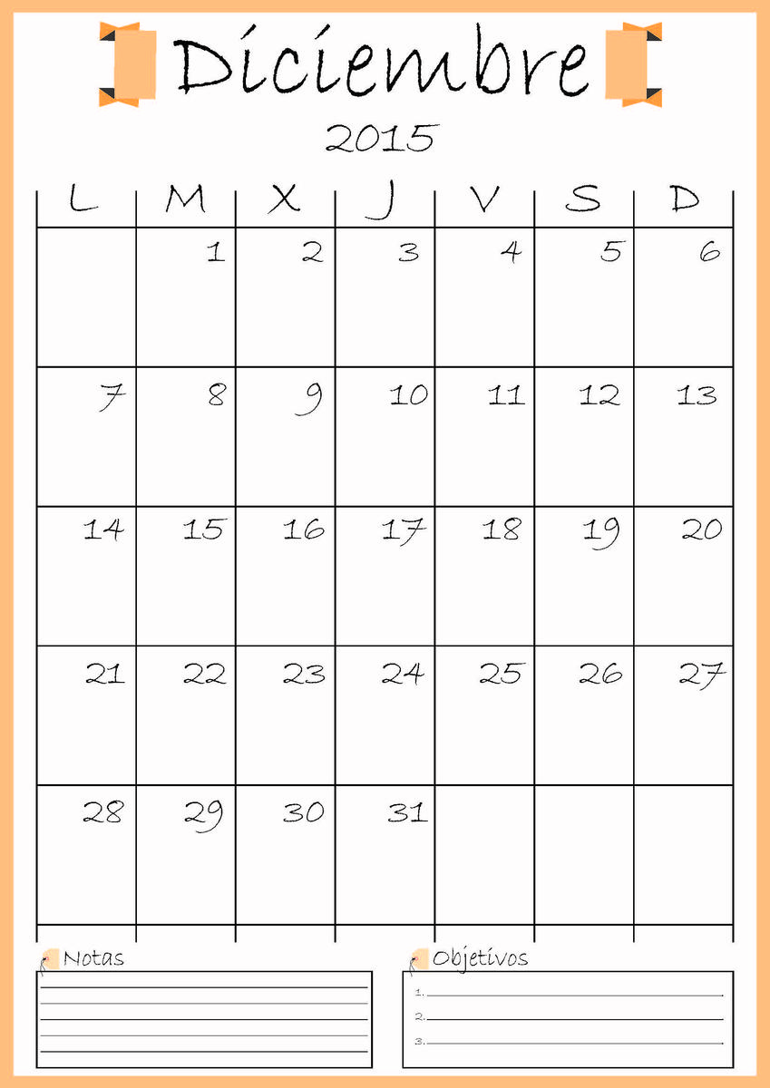 calendario diciembre addarq