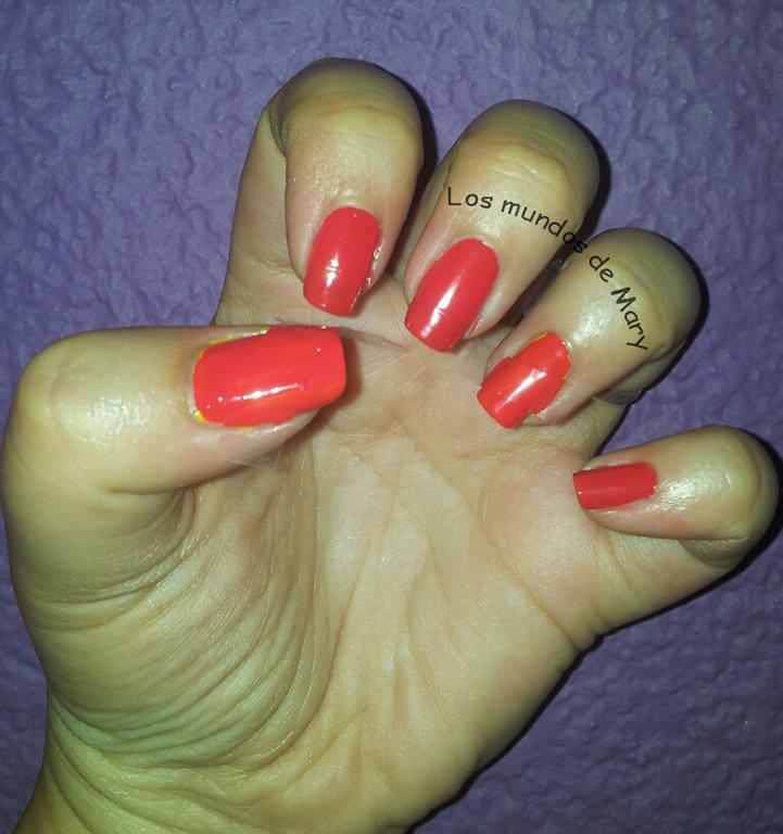 Segundo paso manicura seleccion española