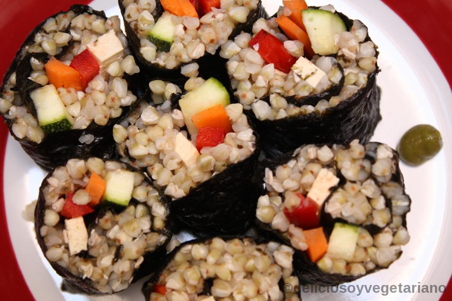 sushi de trigo sarraceno