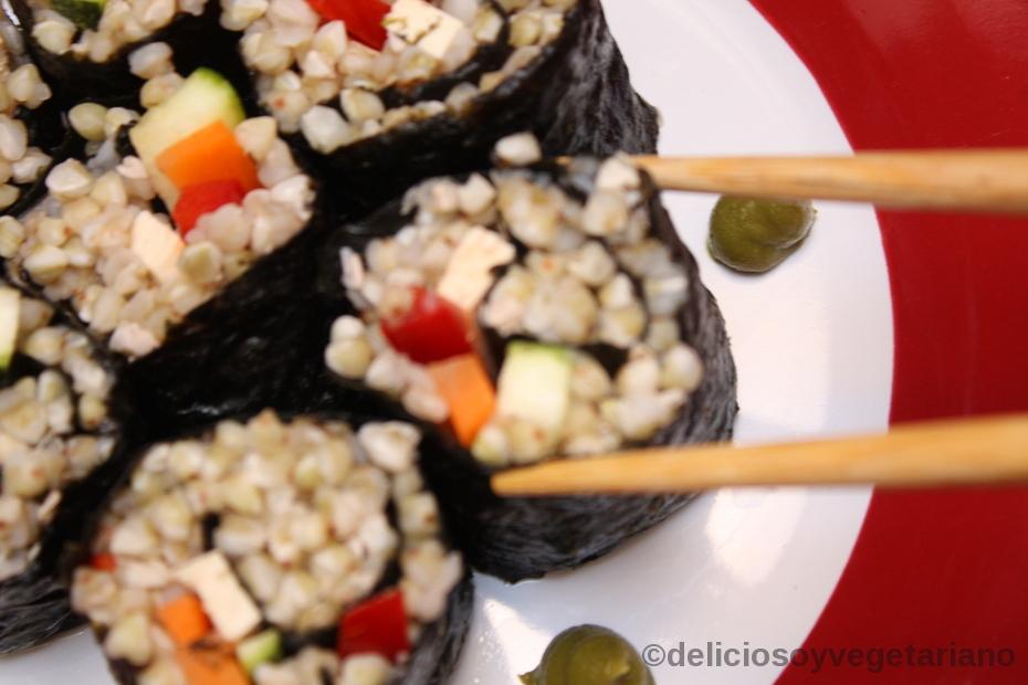 sushi de trigo sarraceno
