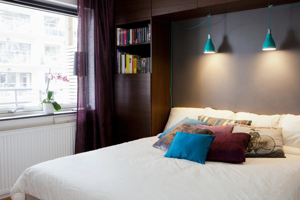 Una decoración en negro muy masculina