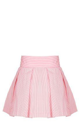 Falda Tablas, rosa de rayas