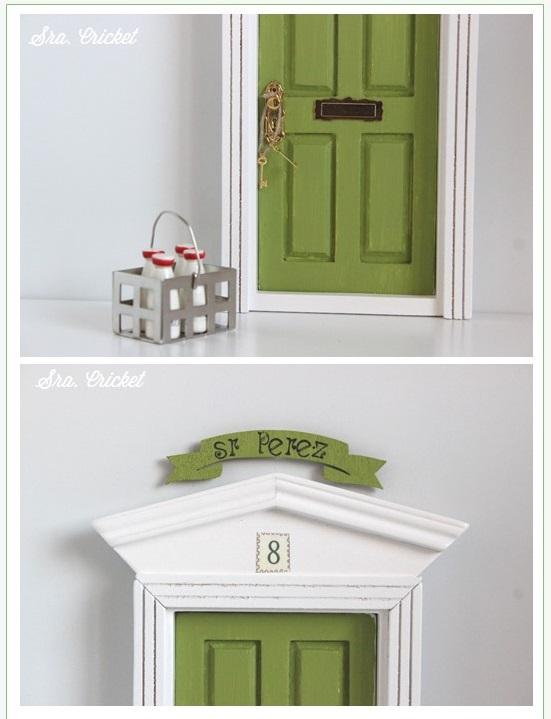 puerta del raton perez hecha a mano