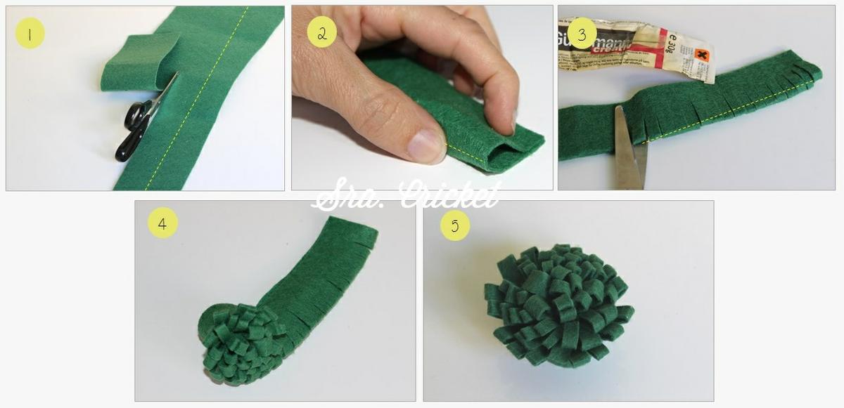 tutorial corona de flores de fieltro 2