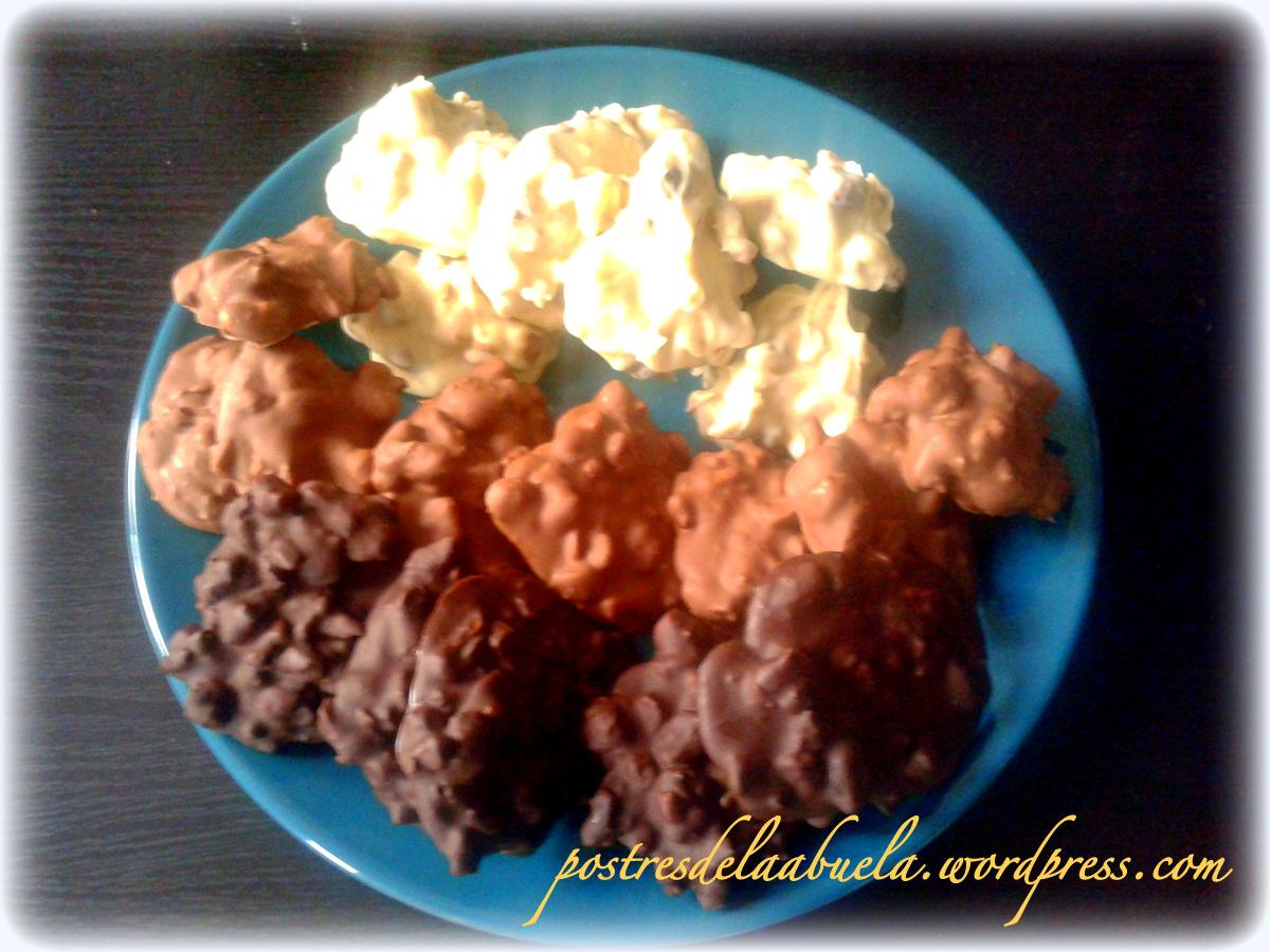 rocas de chocolate