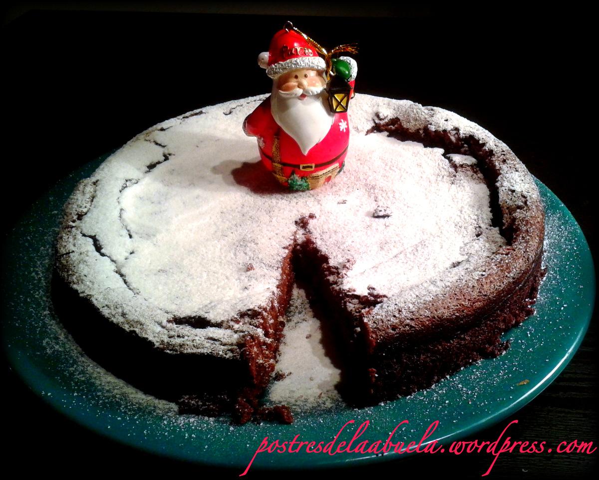 pastel de mousse de chocolate