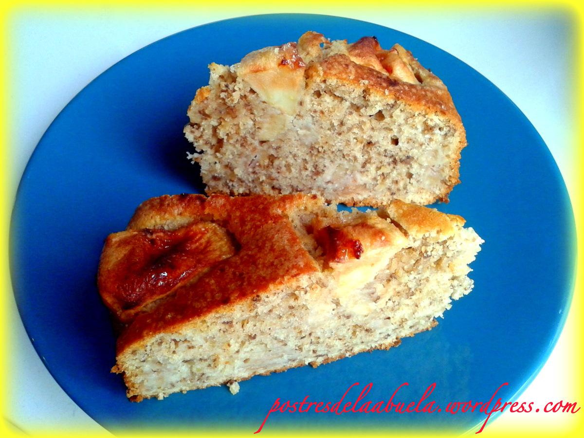 bizcocho de manzana y nueces