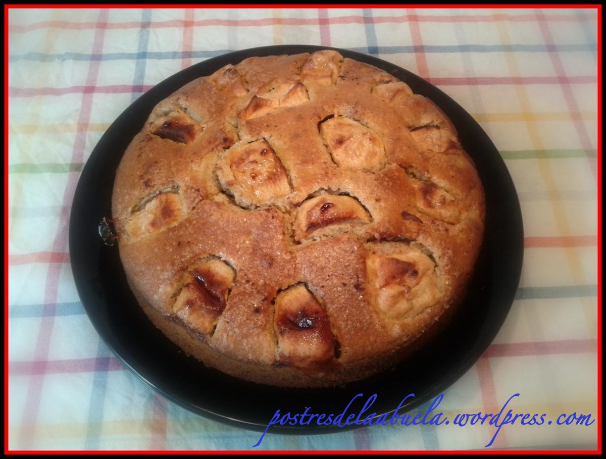 bizcocho de manzana y nueces