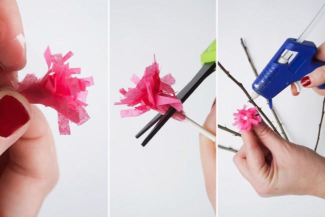 flores de papel paso 2