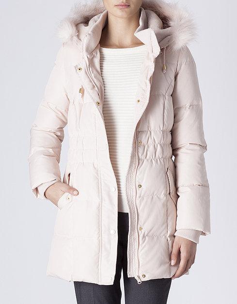 ABRIGO PLUMAS - BLANCO