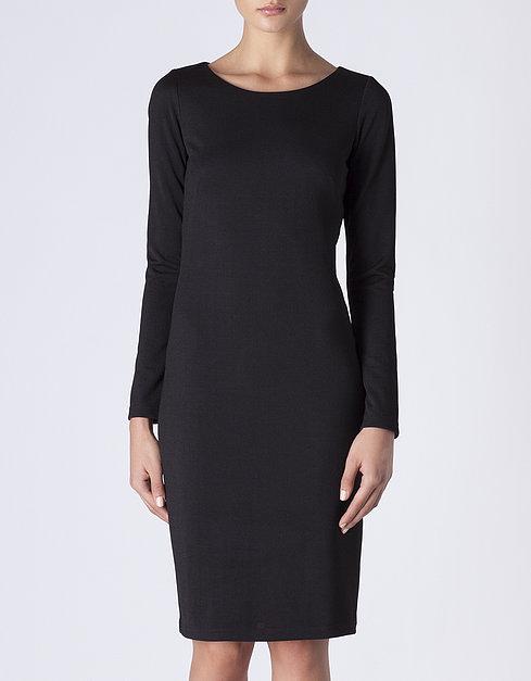 vestido de coctel negro - BLANCO