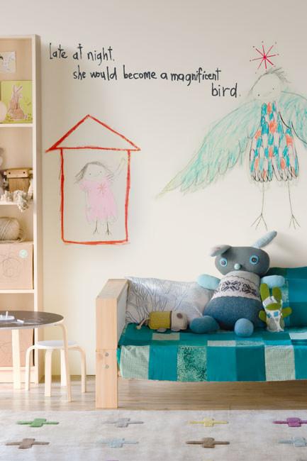 dibujos de niños para decorar la habitación infantil