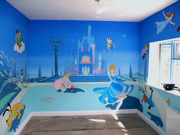 personajes de disney para decorar la habitación infantil