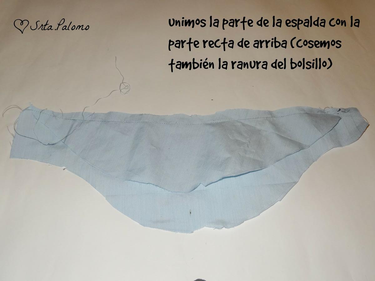 Tutorial riñonera, cosemos forro