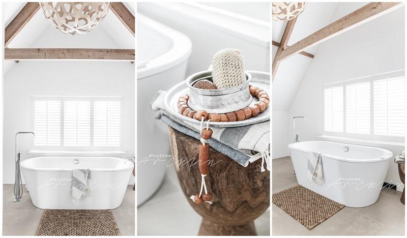 decoracion blanco y madera