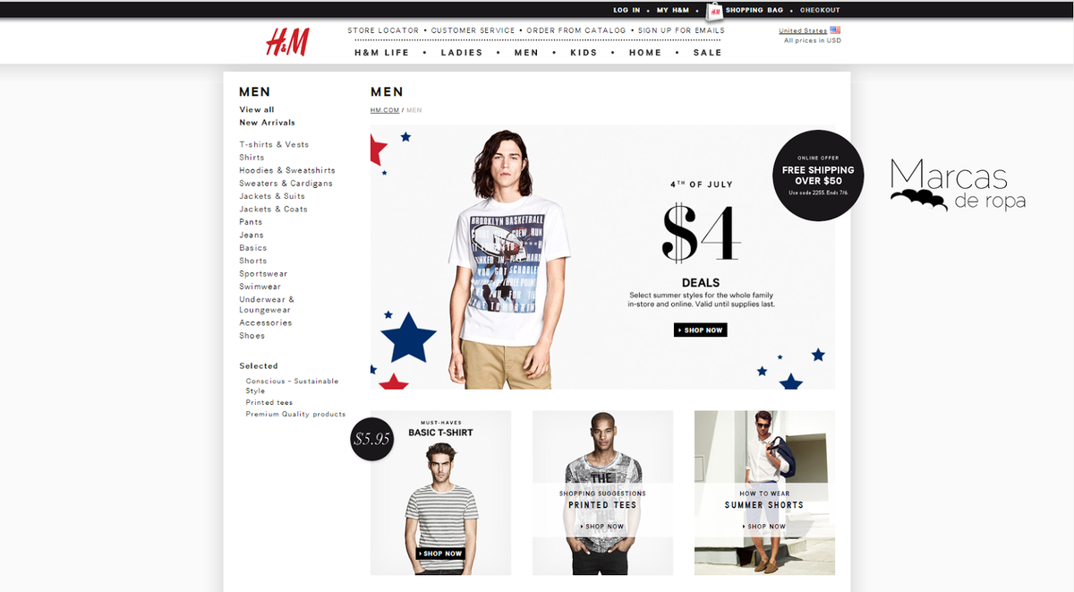 tiendas de ropa online