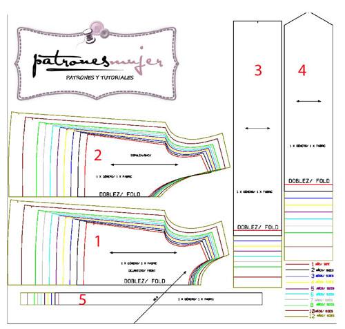 Blusa con lazo-patronesmujer