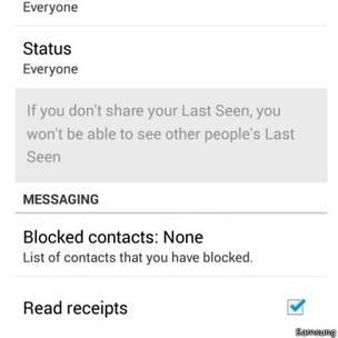 WhatsApp en el Samsung