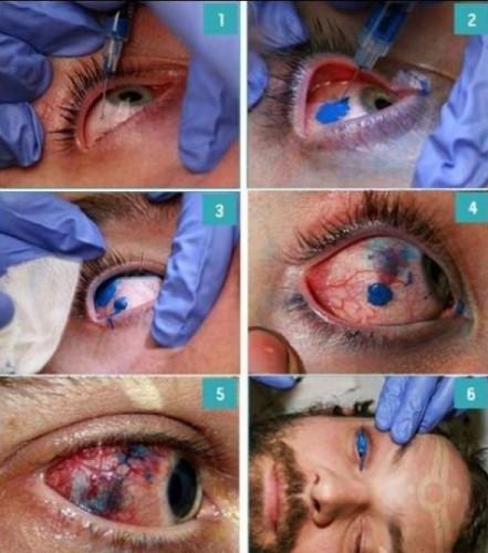 tatuajes en los ojos