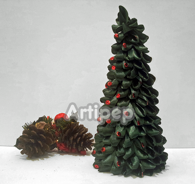 árbol de navidad con lentejuelas