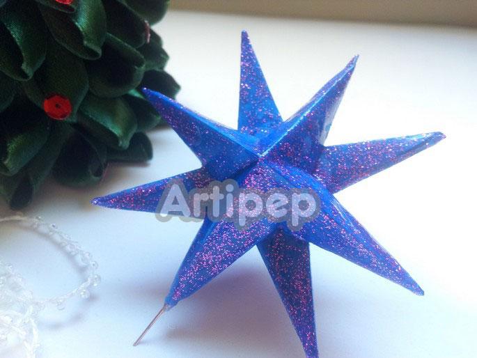 estrella hecha a mano 18