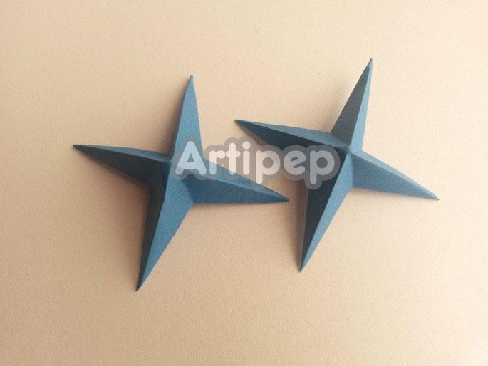 estrella hecha a mano 15