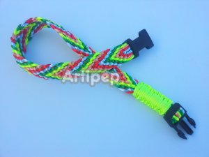 collar perro kumihimo