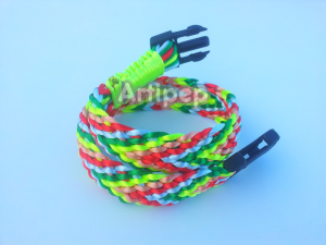 collar perro kumihimo