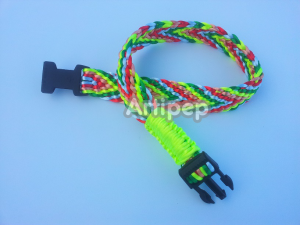 collar perro kumihimo