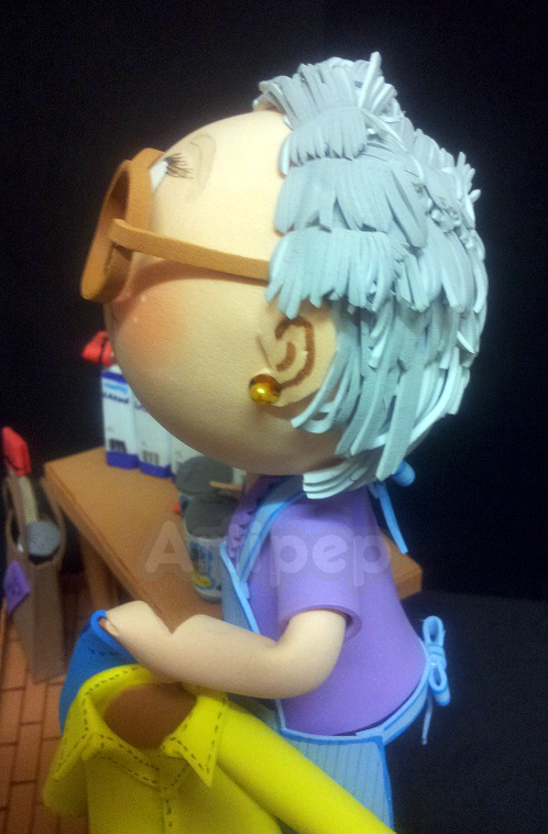 Fofucha mujer Cáritas