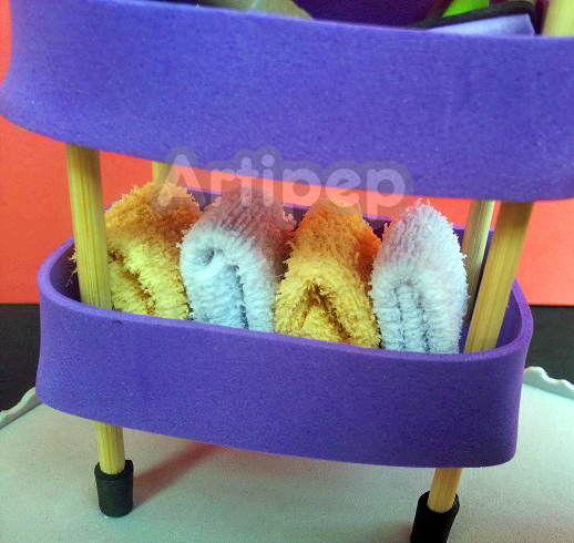 toallas carrito fofucha peluquera