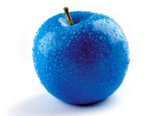 Golden delicious on white