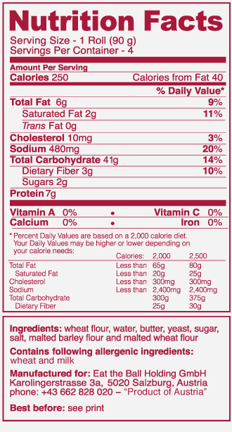 etiqueta nutricional