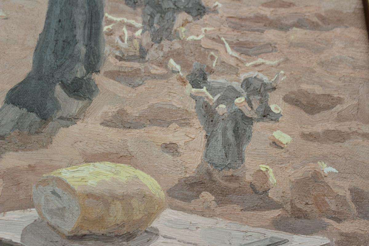 Detalle de Podador manchego, 1946