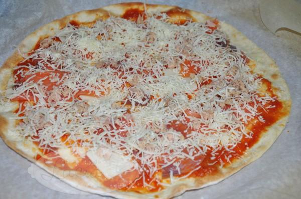 Preparamos los ingredientes de la pizza