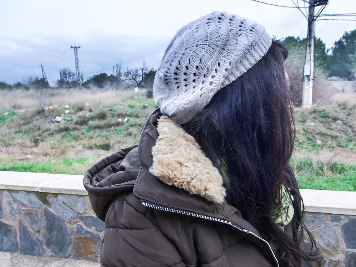 Beanie ganchillo "puestecito" Navidad