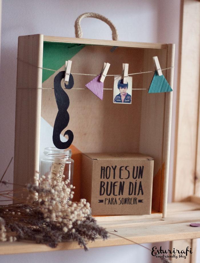 DIY. Cómo decorar una caja de madera | Esturirafi