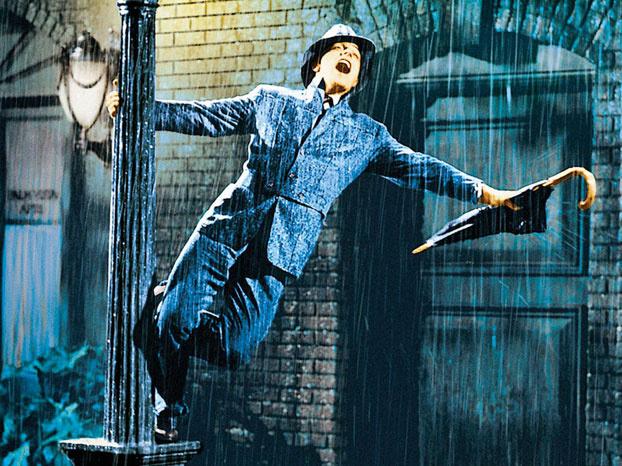 cantando bajo la lluvia