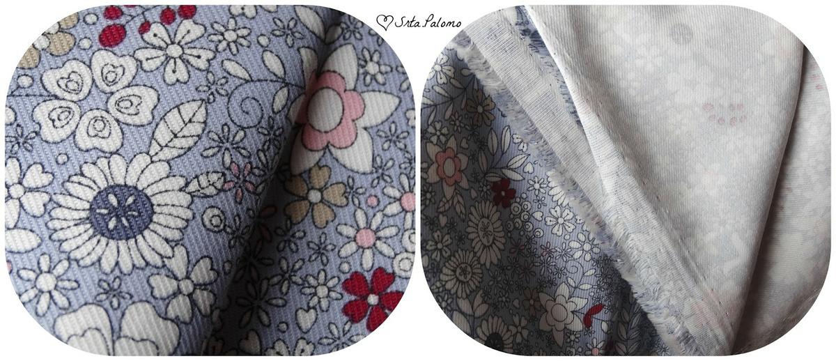 Viyela floral de trozos y telas