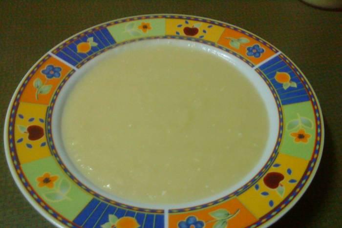 Crema de calabacín y puerros