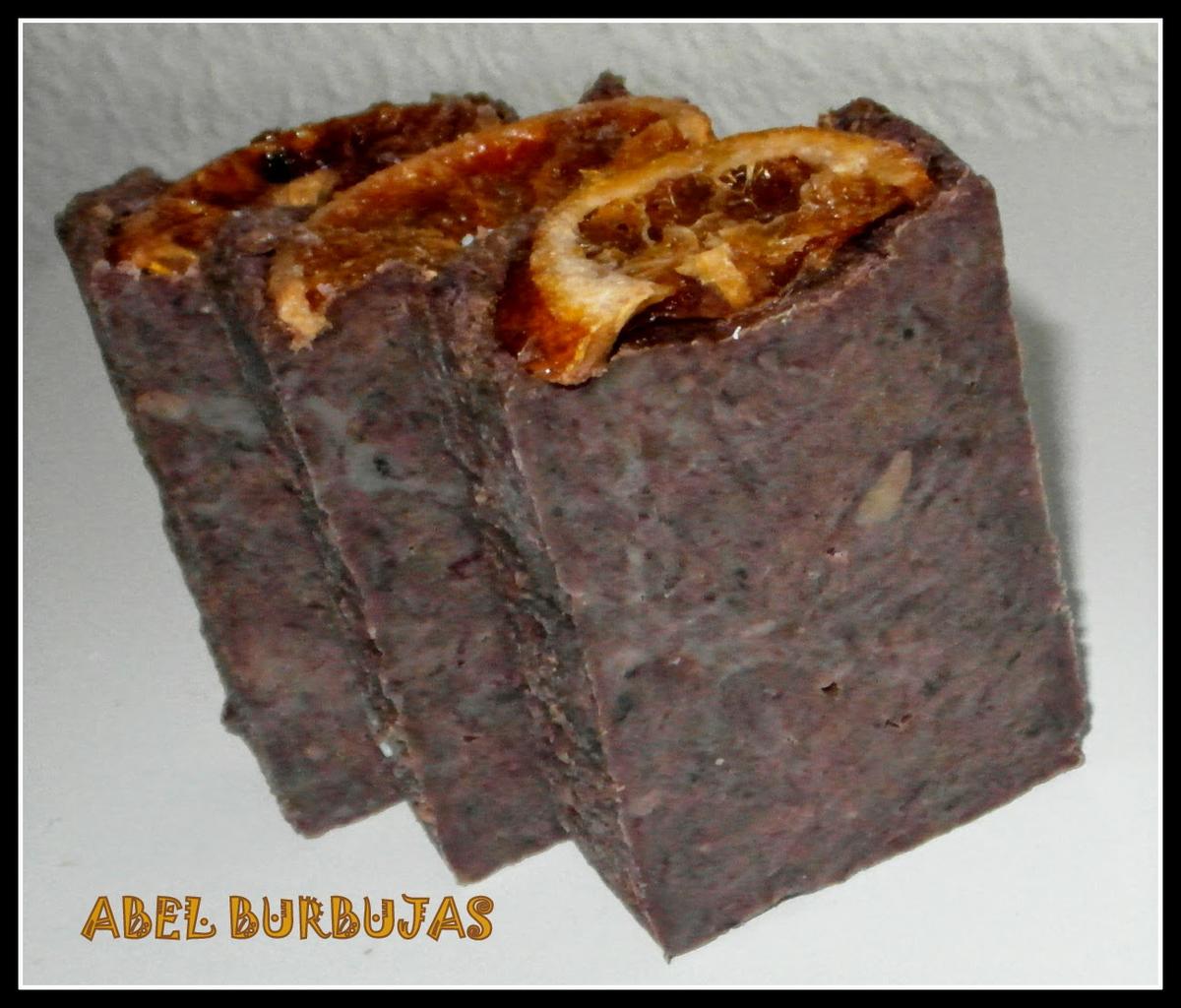 Abel Burbujas, jabón de choco-naranja