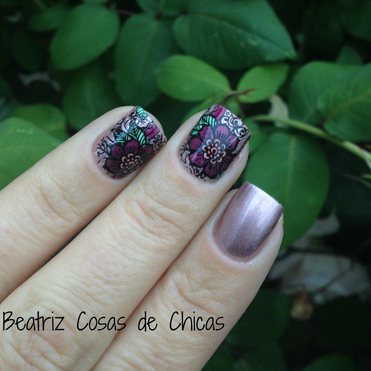 Kiko y Reverse Stamping con Infinity Nails