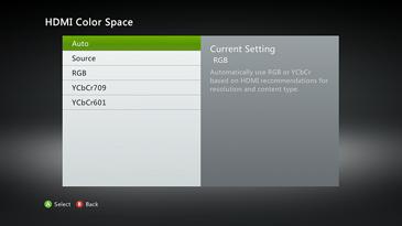 Espacio de Color HDMI