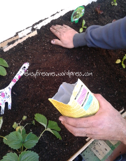 Esparcimos las semillas.