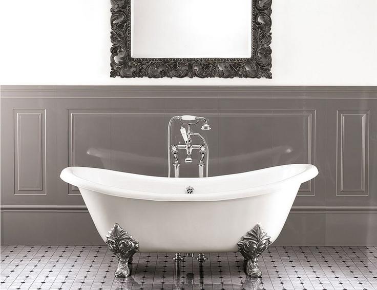 Bañera con patas con estilo