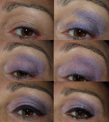 Maquillaje Morado paso a paso